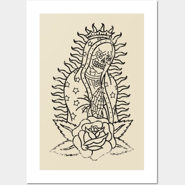 Santa Muerte Wall Art by OldSalt